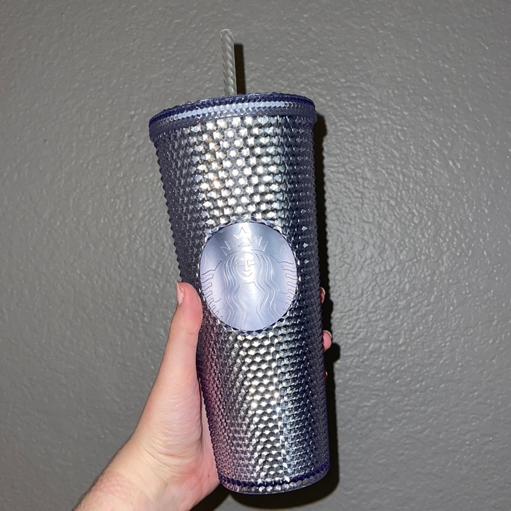 Starbucks Silver Studded Tumbler Cup